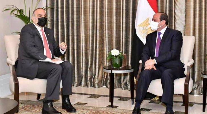 الخصاونة ينقل رسالة شفوية من الملك للسيسي