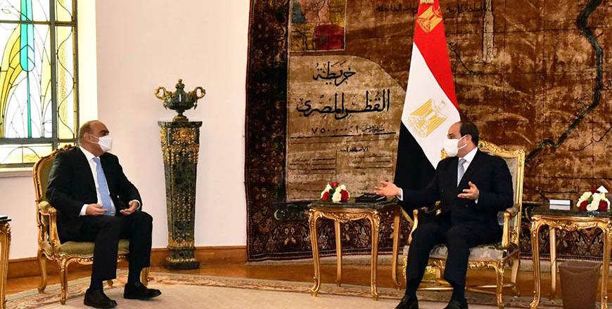 Khasawneh conveys King’s message to Egyptian president