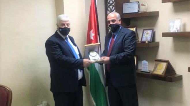 بحث أوجه التعاون ما بين جامعة الحسين بن طلال ومؤسسة التدريب المهني