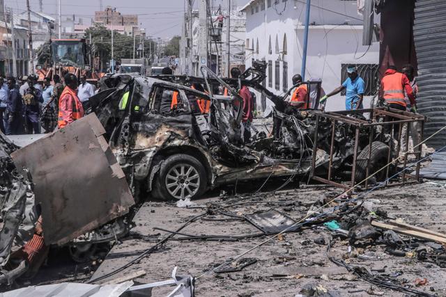 Three killed in Mogadishu car bomb