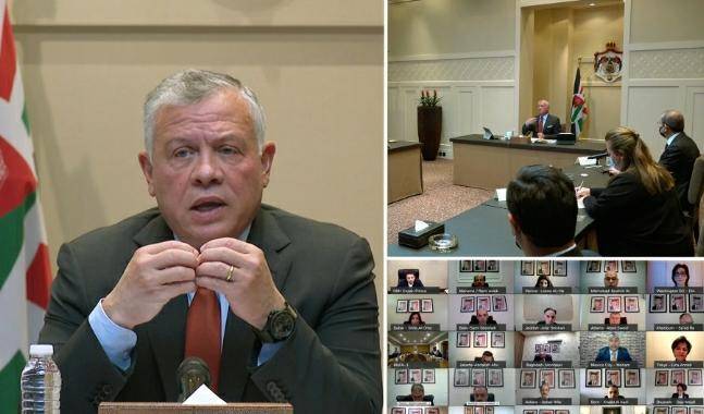 الملك يجتمع برؤساء البعثات الدبلوماسية الأردنية