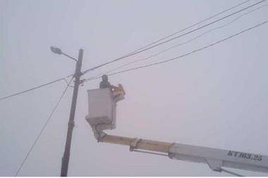 توزيع الكهرباء ترفع جاهزيتها للتعامل مع المنخفض الجوي