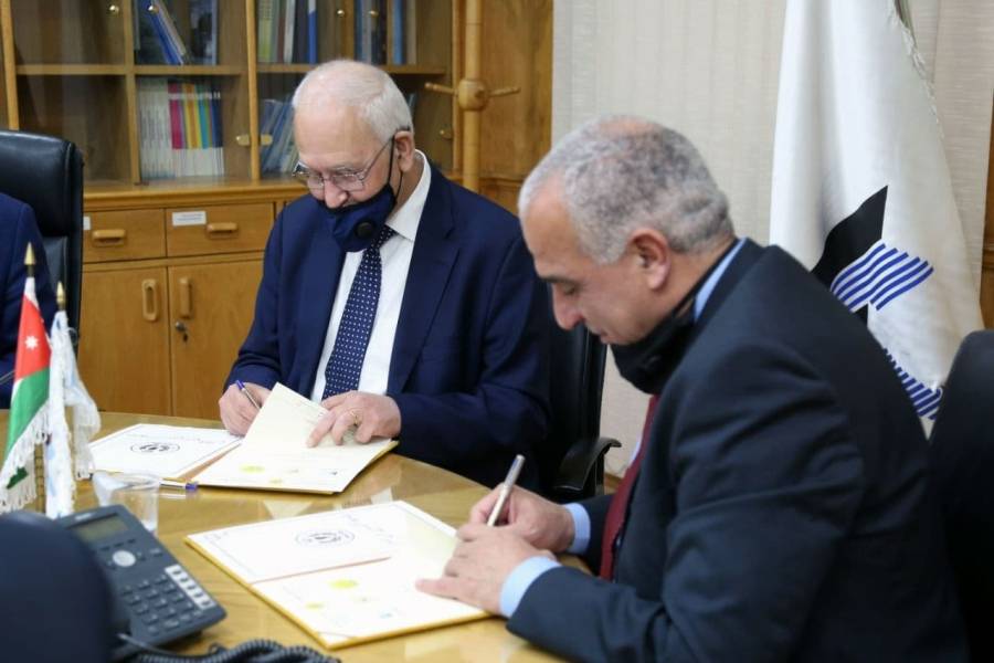اتفاقية تعاون بين جامعة الحسين بن طلال ونقابة المهندسين الاردنيين.