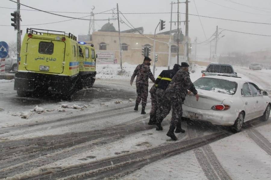 شاهد بالصور الثلوج  من مختلف مناطق المملكة