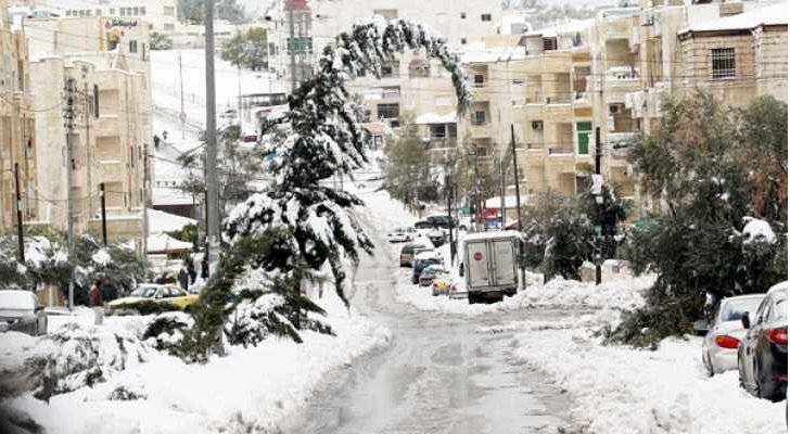 الأرصاد تنشر آخر تطورات المنخفض الـقطبي .. ثلوج على ارتفاع 1000 متر نهاراً و 800 ليلاً