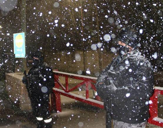 بدء انتظام تساقط الثلوج حتى صباح الخميس