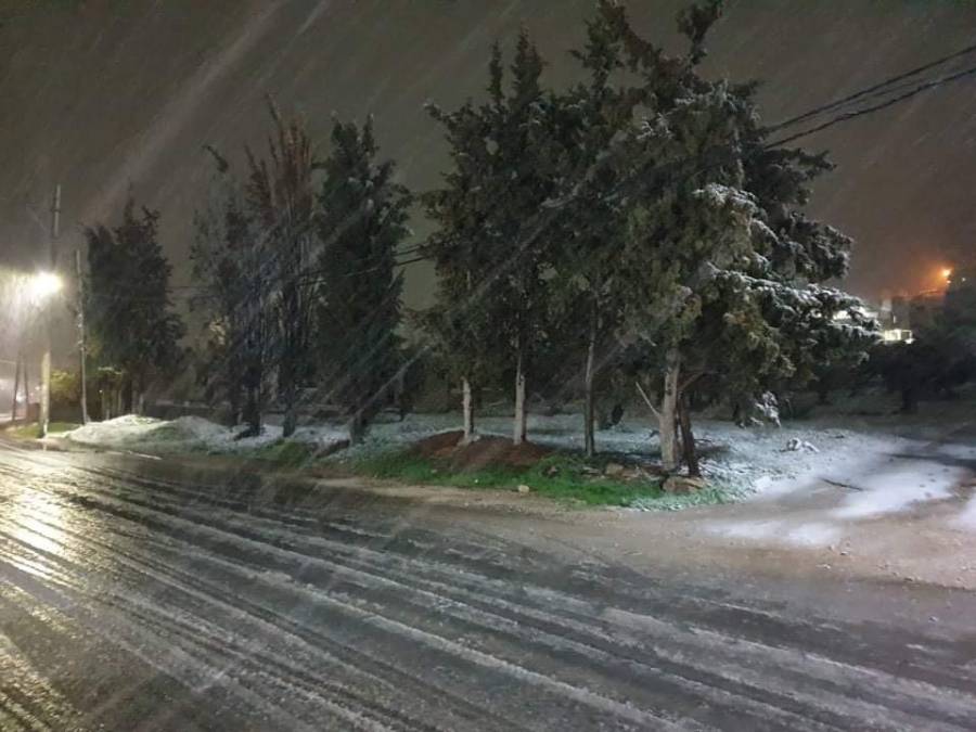 عاجل : طقس العرب يكشف آخر تطورات المنخفض الجوي حتى السبت و تواصل تساقط الثلوج على الأردن الخميس