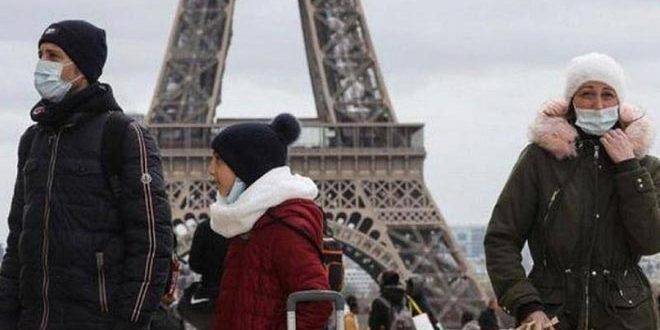 فرنسا تسجل انخفاضاً للإصابات والوفيات اليومية بكورونا
