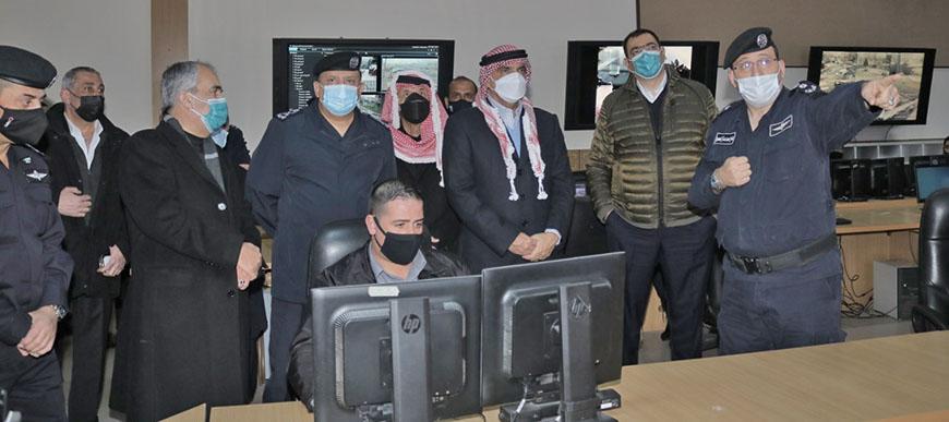 Khasawneh pays visits to PSD, GAM control centres