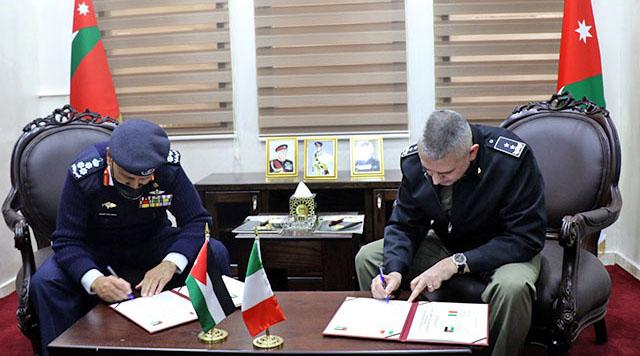 JAF hosts signing of 19th meeting minutes of JordanItaly military cooperation