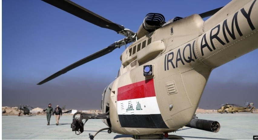 إصابة طيار عراقي بسلاح قناص إرهابي