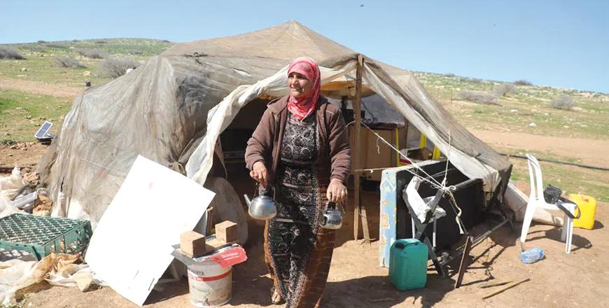 Set up, demolish, repeat: Israel targets Bedouin tent community