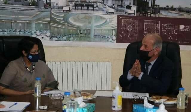 سفيرة جمهورية سريلانكا تزور غرفة تجارة الزرقاء