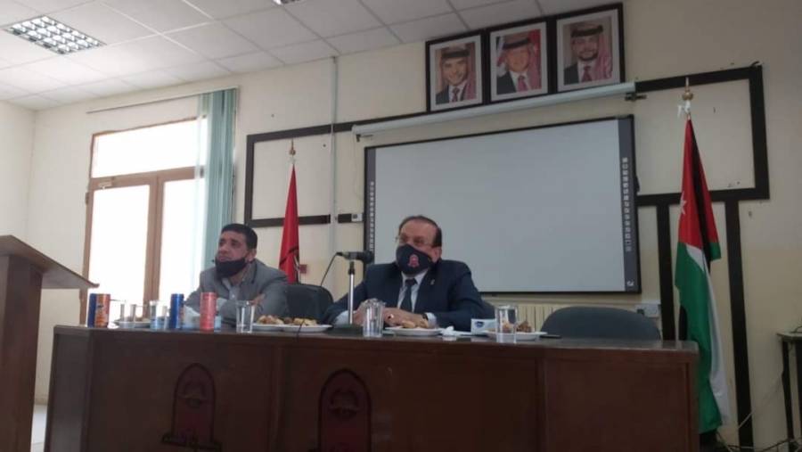 مؤتة: رئيس الجامعة يلتقي باعضاء الهيئة التدريسية لكلية الهندسة