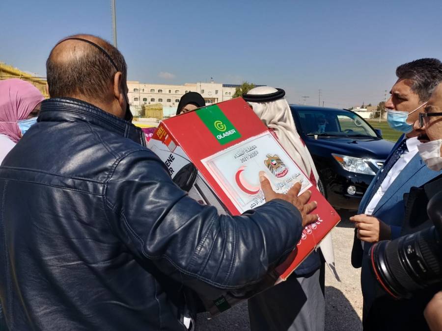 سفارة دولة الإمارات في الأردن تنفذ المرحلة الثانية من حملة إغاثة المتضررين من البرد والشتاء