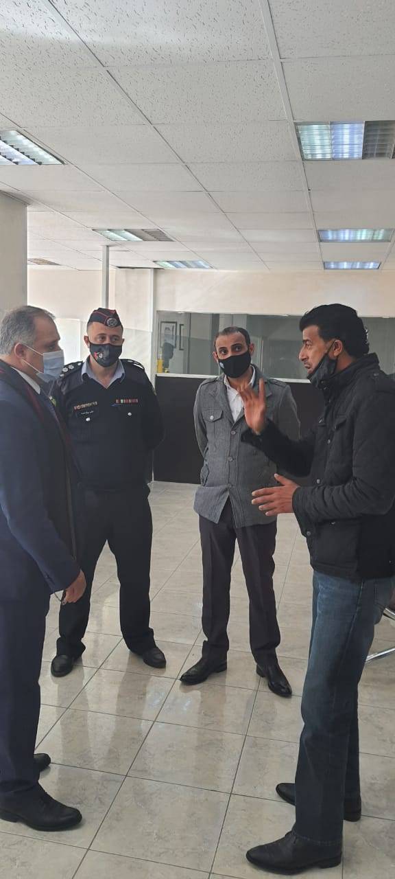 جولة تفقدية مفاجئة لوزير العمل لمديريات العاملين في المنازل والتفتيش والتشغيل في العبدلي