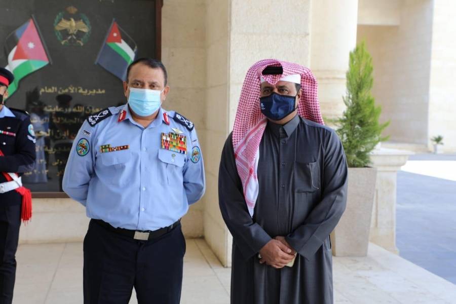 مدير الأمن العام يلتقي رئيس الاتحادين القطري والعربي للرياضة الشرطية.