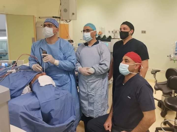 عمليات تنظير الأنف والجيوب الأنفية في مستشفى الملك طلال العسكري ...صور
