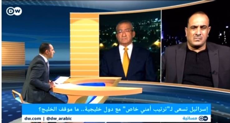 النائب العياصرة ينسحب من برنامج على قناة ألمانية بعد ظهور ضيف من العدو الصهيوني