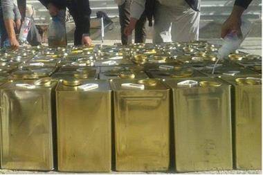 ضبط زيت زيتون غير صالح للاستهلاك البشري بإربد