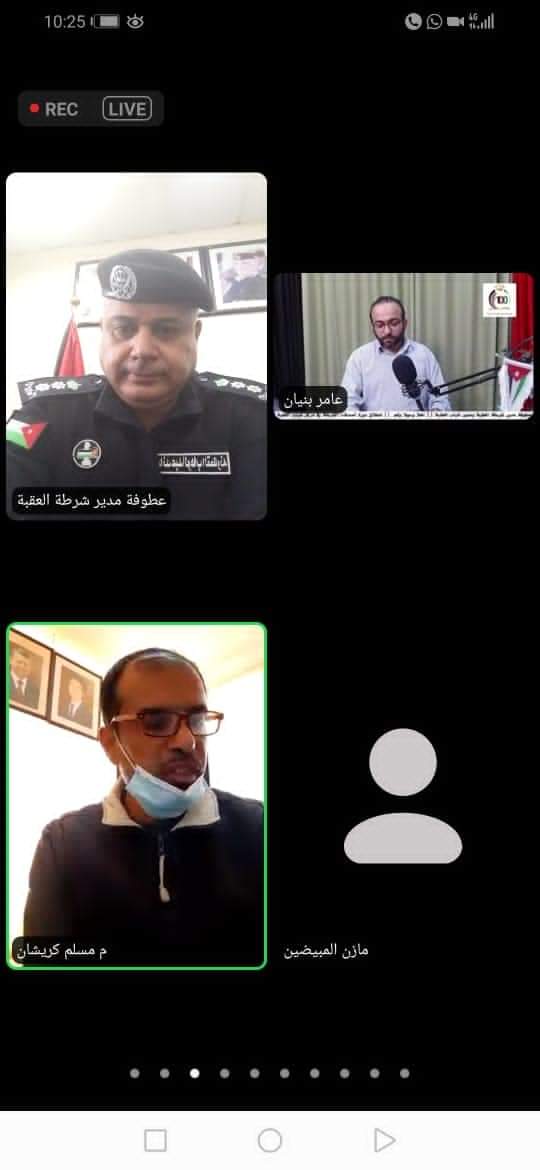 العقيد القطاونة||يفتتح دورة أصدقاء الشرطة في العقبة