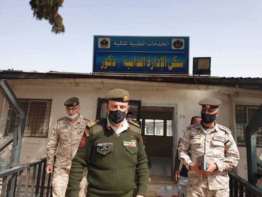 عميش يتفقد مرافق مدينة الحسين الطبية والمستشفى الميداني ..