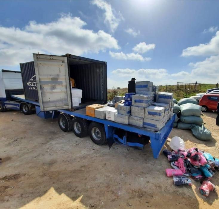 الجمارك الأردنية تضبط حاويتان محملتان بكميات كبيرة من البضائع المهربة