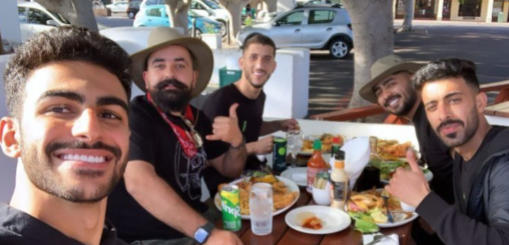 عاجل : وصول جثمان عبود العمري برفقة أصدقائه إلى الأردن