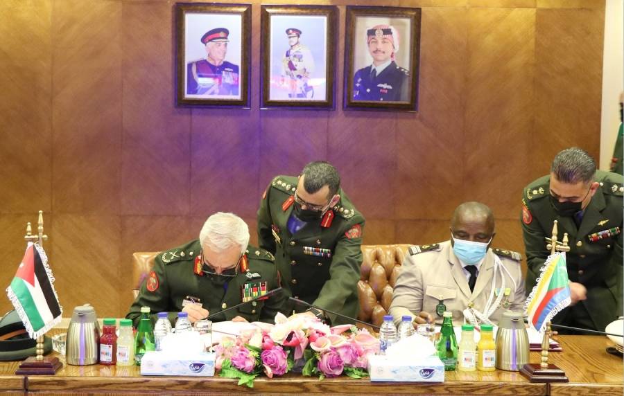 مذكرة تفاهم بين الجيش العربي  وجيش جمهورية القمر