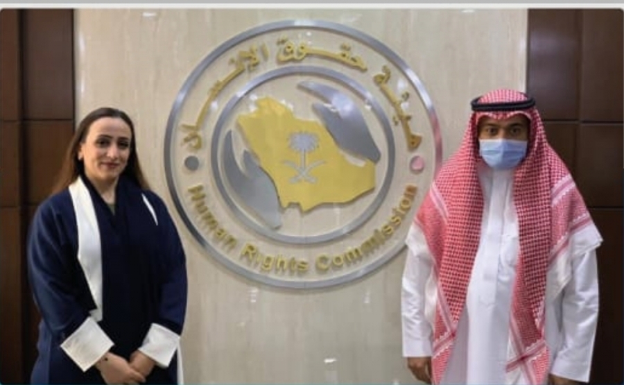 العتيبي يلتقي رئيسة جمعية بادري للتنمية والتأهيل عبير الصلاحات