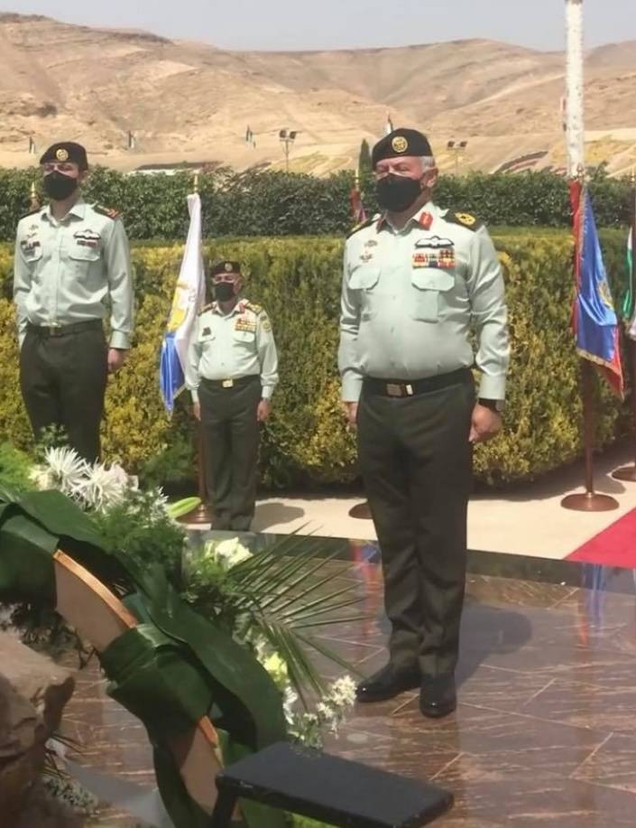 الملك وولي العهد يزوران موقع معركة الكرامة