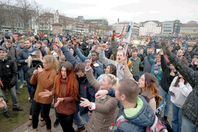 Thousands protest Europe virus curbs as surges prompt fresh restrictions