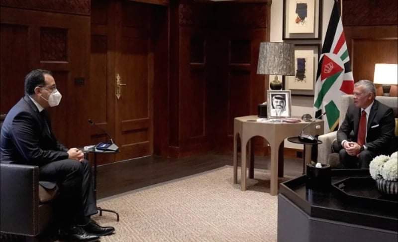 الملك يتلقى دعوة مصرية لحضور افتتاح قاعدة 3 يوليو البحرية