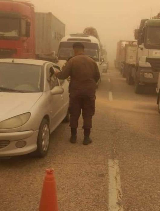 مديرية الأمن العام تُحذر من الأجواء الخماسينية اليوم ، وتدعو الجميع لأخذ الحيطة والحذر.