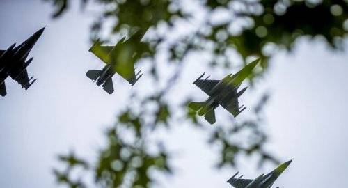 تحطم مقاتلة تابعة للبحرية البريطانية