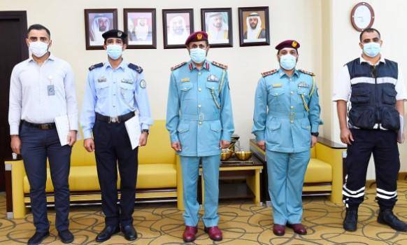 شرطة الشارقة تكرم أردني في الامارات ....تفاصيل