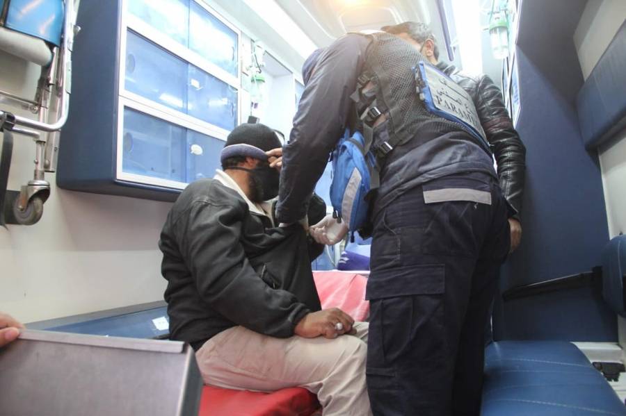 إصابة شخصين سقطا من منحدر جبلي في الكرك