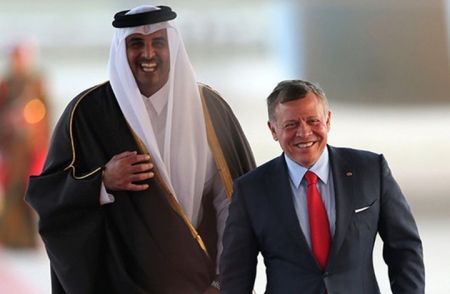 Amir of Qatar: Jordan made remarkable, impressive achievements under Kings leadership