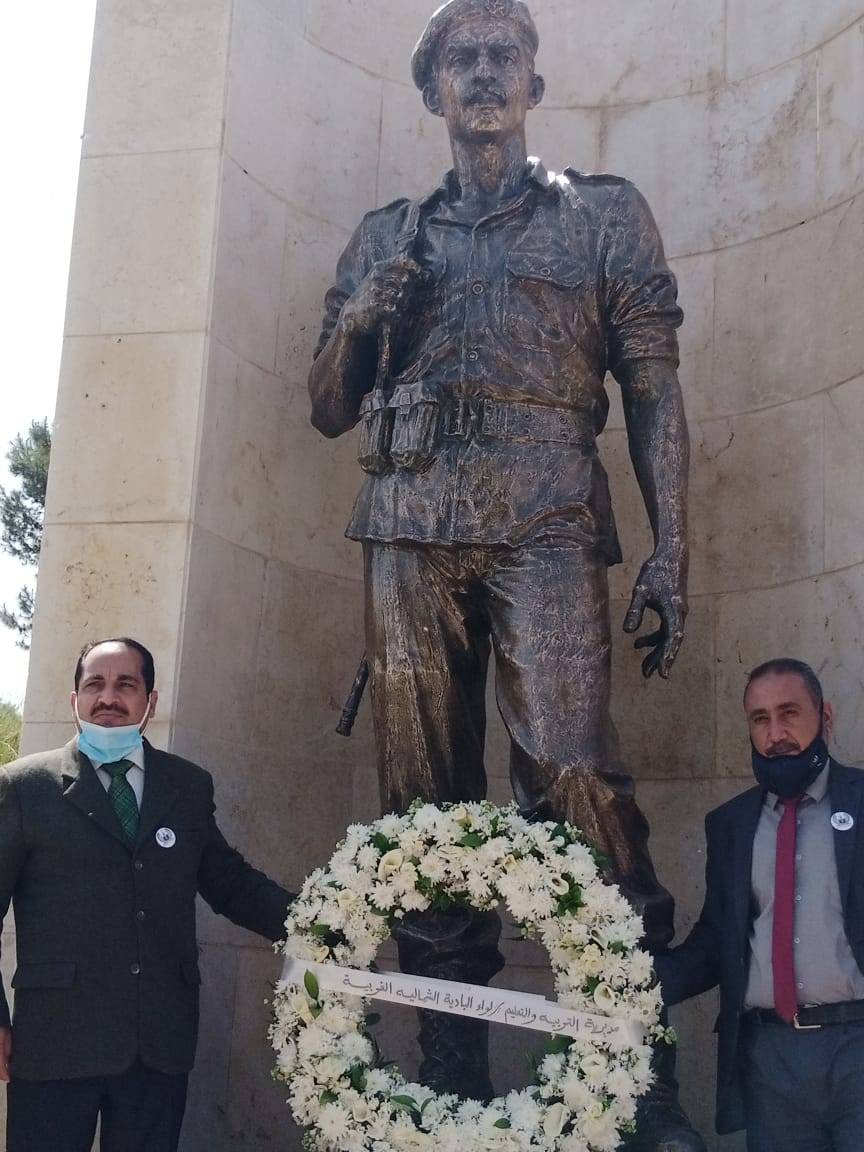 عضيبات يفتتح معرض (يوم الكرامة) بمدارس شبكة الباسليه