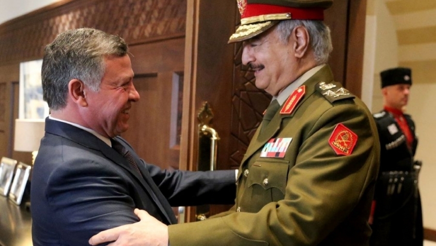 المشير حفتر : نؤكد الدعم والتضامن الكامل مع المملكة الأردنية الهاشمية