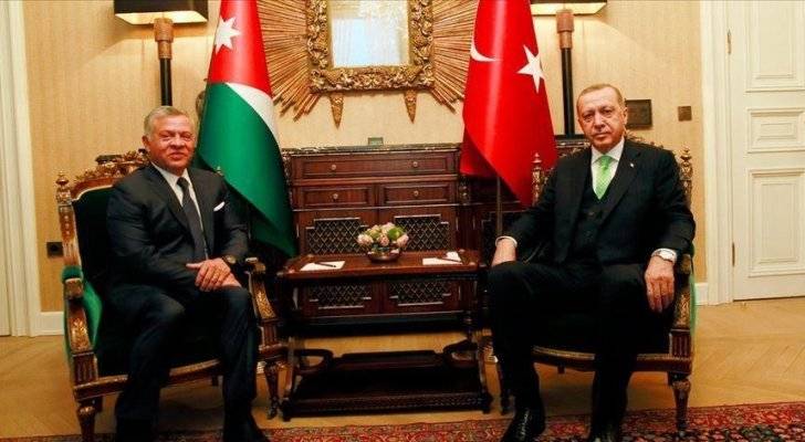 تركيا: ندعم بقوة الملك عبد الله الثاني