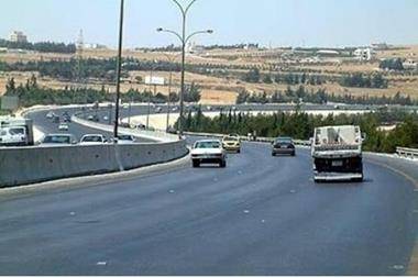 حادث سير على طريق المطار