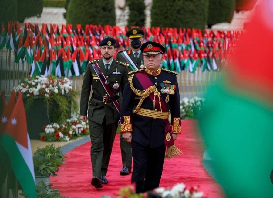 رائد ناصر الدين وشركة الاستقرار يهنئون  الملك وولي عهده بمئوية تأسيس الدولة الأردنية