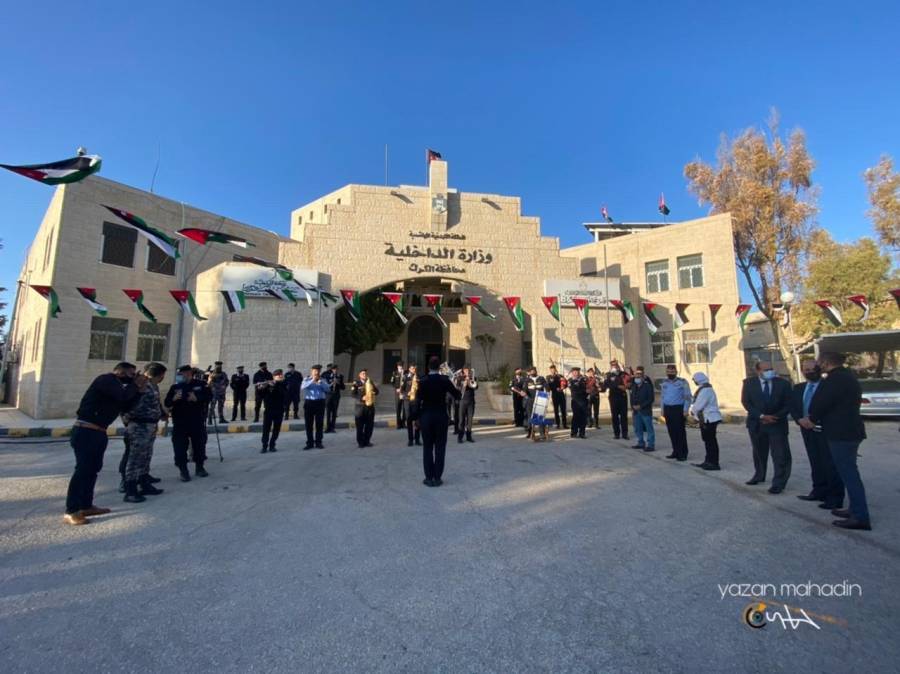 عزف لموسيقات الأمن العام بمناسبة مئوية الدولة لأردنية