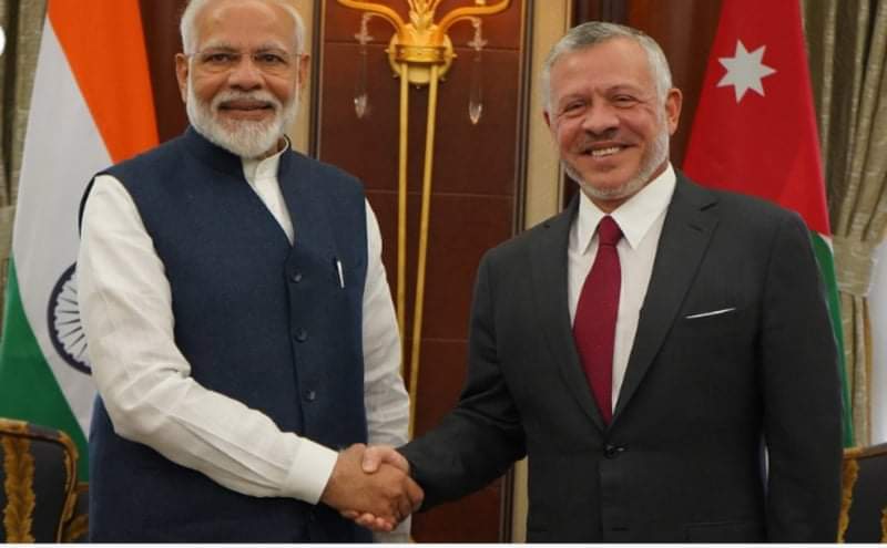 رئيس وزراء الهند: الأردن حقق نمواً مستداماً بقيادة الملك