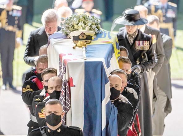 Queen Elizabeth II lays to rest her strength and stay Prince Philip