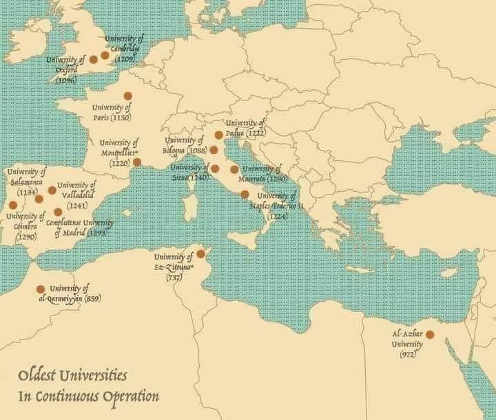 جامعة القرويين في المقدمة .. أوكسفورد تنشر خارطة أقدم الجامعات في العالم !