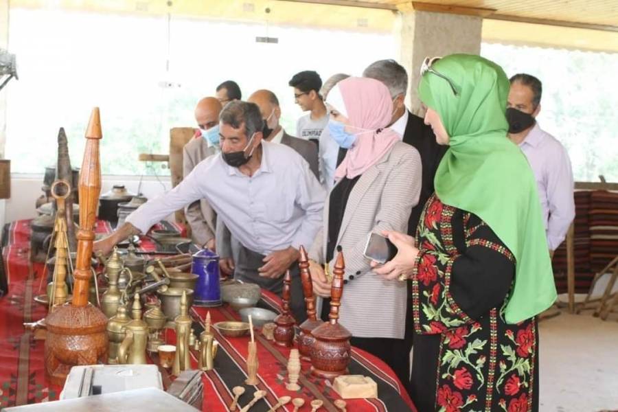 معرض تراثي على اطلالة معركة اليرموك