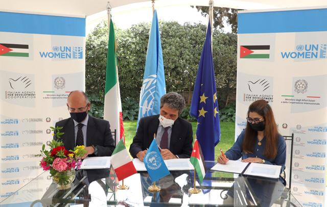 Italy, UN Women Jordan sign agreement to promote resilience, empowerment