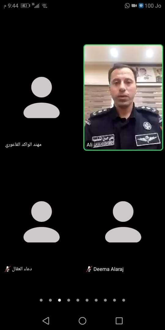 افتتاح دورة اصدقاء الشرطة لدى هيئة شباب كلنا الاردن في البلقاء